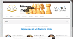 Desktop Screenshot of agoramediazioni.it