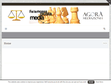 Tablet Screenshot of agoramediazioni.it